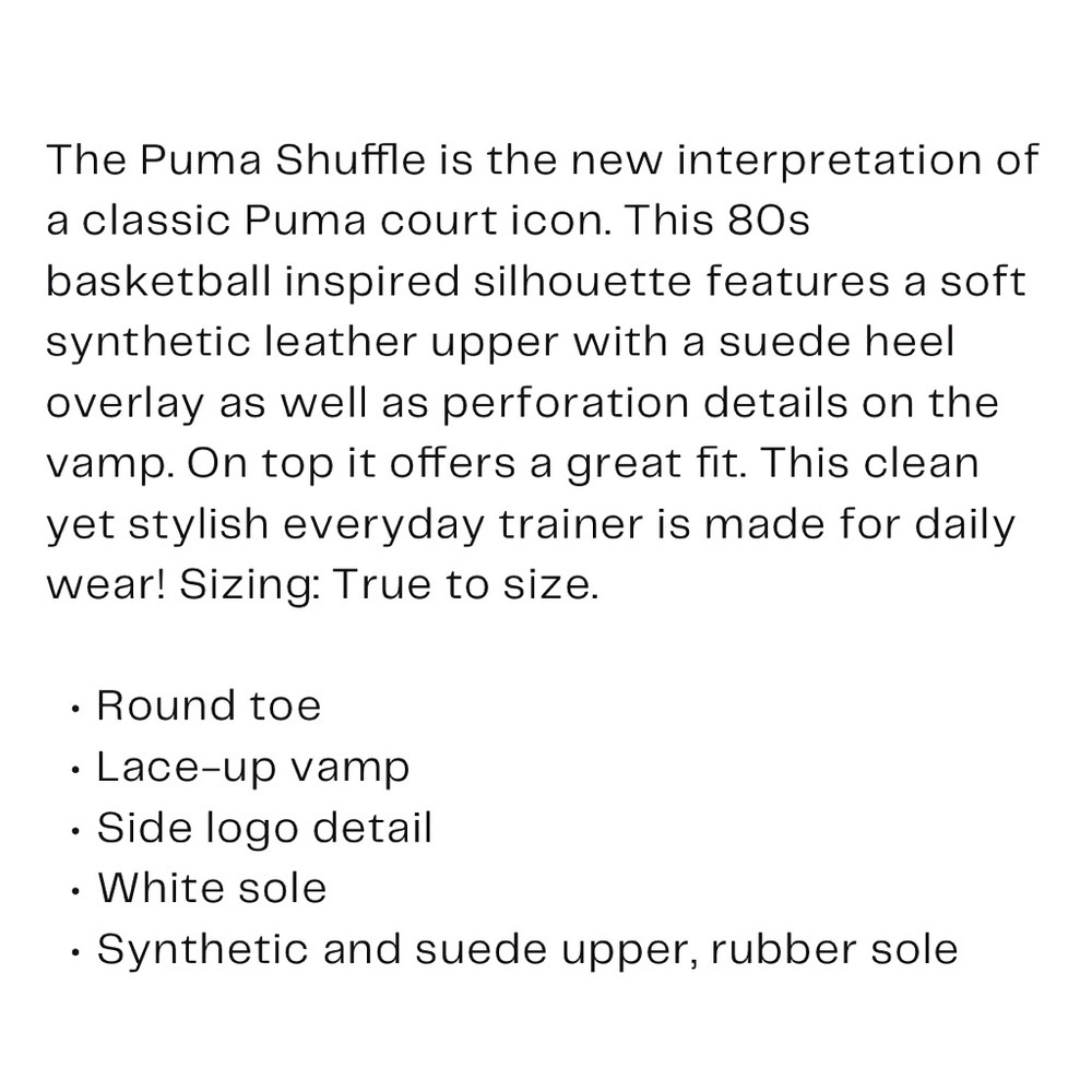 Puma Shuffle Sneaker - Picture 11 of 14